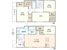 【東京都/小平市小川町】中古戸建　小平市小川町1丁目 間取り図