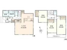 【東京都/国分寺市北町】新築戸建　国分寺市北町4丁目 間取り図