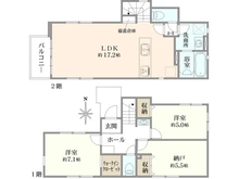 【東京都/小金井市緑町】小金井市緑町3丁目（1号棟）　新築戸建 間取り図