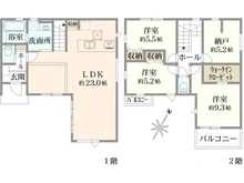 【東京都/八王子市片倉町】八王子市片倉町（1号棟）　新築戸建 間取り図