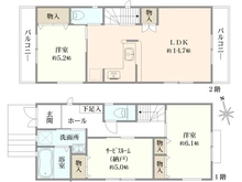 【東京都/国立市青柳】国立市青柳1丁目（1号棟）　新築戸建 間取り図