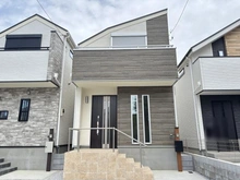 【東京都/国立市青柳】国立市青柳1丁目（2号棟）　新築戸建 外観：全2棟現場（2号棟）※写真中央