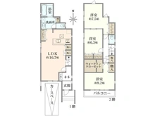 【東京都/国立市東】国立市東1丁目　中古戸建 間取り図