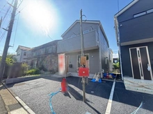 【東京都/立川市栄町】立川市栄町1丁目（1号棟）　新築戸建 建築中の外観：全2棟現場（1号棟）