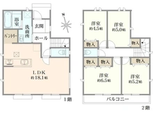 【東京都/国分寺市北町】国分寺市北町3丁目新築戸建 A号棟 間取り図
