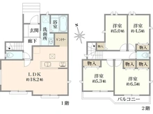 【東京都/国分寺市北町】国分寺市北町3丁目新築戸建 H号棟 間取り図