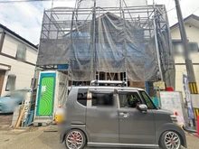 【東京都/国分寺市富士本】国分寺市富士本1丁目　新築戸建 建築中の外観