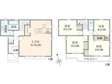 【東京都/国分寺市北町】国分寺市北町5丁目新築戸建（A棟） 間取り図