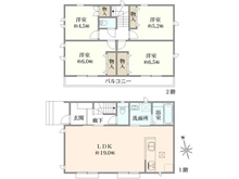 【東京都/国分寺市北町】国分寺市北町5丁目新築戸建（E棟） 間取り図