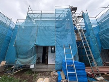 【東京都/国分寺市北町】国分寺市北町5丁目新築戸建（G棟） 建築中の外観：全13棟／G棟　写真中央