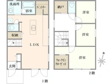 【東京都/国分寺市高木町】国分寺市高木町3丁目戸建 間取り図