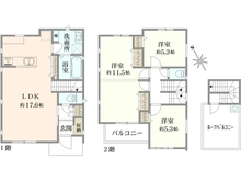 【埼玉県/さいたま市南区辻】さいたま市南区辻8丁目新築戸建 A号棟 間取り図