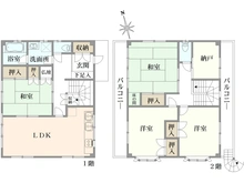 【東京都/板橋区常盤台】板橋区常盤台1丁目戸建 間取り図