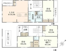 【兵庫県/神戸市灘区青谷町】神戸市灘区青谷町3丁目新築戸建て 間取り図