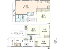 【兵庫県/神戸市灘区篠原北町】神戸市灘区篠原北町4丁目新築戸建てB号地 間取り図