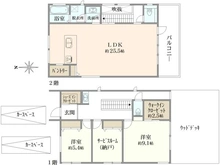【兵庫県/神戸市東灘区御影山手】御影山手3丁目中古戸建 間取り図