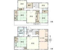 【兵庫県/神戸市東灘区西岡本】神戸市東灘区西岡本7丁目　中古戸建 間取り図
