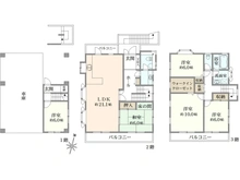 【兵庫県/神戸市東灘区森北町】中古戸建：東灘区森北町7丁目 間取り図
