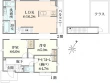 【東京都/葛飾区東水元】葛飾区東水元6丁目　新築戸建　3号棟 間取り図