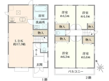 【東京都/葛飾区西水元】葛飾区西水元3丁目　新築戸建　E号棟 間取り図