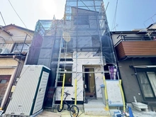 【千葉県/市川市新井】市川市新井1丁目新築戸建 建築中の外観
