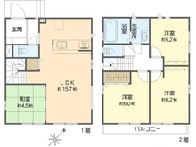 【千葉県/浦安市弁天】浦安市弁天5期2号棟 間取り図