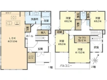 【千葉県/浦安市日の出】浦安市日の出6丁目中古建 間取り図