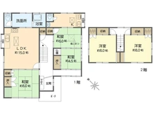 【東京都/江戸川区船堀】船堀2丁目中古戸建 間取り図