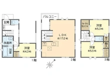 【千葉県/浦安市入船】浦安市入船410(2)1号棟 間取り図
