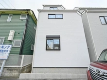 【千葉県/浦安市入船】浦安市入船410(2)2号棟 建築中の外観：全２区画、全２棟現場