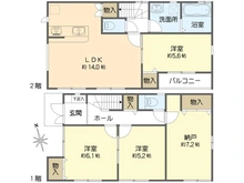 【東京都/江戸川区松江】江戸川区松江6丁目 中古戸建 間取り図