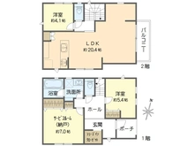 【東京都/世田谷区上馬】世田谷区上馬三丁目戸建 間取り図