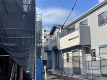 【埼玉県/所沢市東所沢和田】所沢市東所沢和田3丁目 新築戸建 4号棟 建築中の外観：全11棟／中央奥側