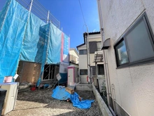 【埼玉県/戸田市中町】戸田市中町2丁目　新築戸建 建築中の外観