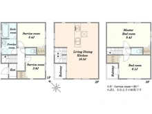 【埼玉県/川越市旭町】川越市旭町1丁目 中古戸建 間取り図