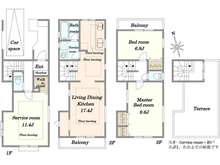 【埼玉県/さいたま市南区大字大谷口】さいたま市南区大谷口　新築戸建て　3号棟 間取り図