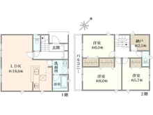 【埼玉県/朝霞市宮戸】朝霞市宮戸3丁目　新築戸建　4号棟 間取り図