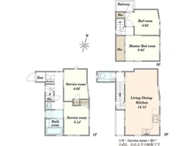 【東京都/世田谷区三宿】三宿2丁目中古戸建 間取り図
