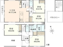 【神奈川県/横浜市鶴見区北寺尾】鶴見区北寺尾7丁目　新築戸建　C棟 間取り図