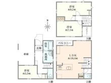 【神奈川県/川崎市川崎区観音】川崎市川崎区観音1期 間取り図