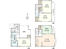 【神奈川県/横浜市鶴見区栄町通】鶴見区栄町通2丁目　中古戸建 間取り図