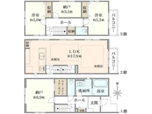 【神奈川県/川崎市川崎区大島】川崎区大島5期3号棟 間取り図