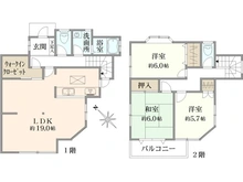 【神奈川県/横浜市戸塚区矢部町】戸塚区矢部町中古戸建 間取り図