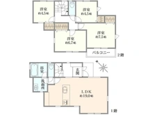 【神奈川県/横浜市鶴見区北寺尾】フォーシーズンコート北寺尾II 9号棟 間取り図