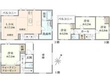 【神奈川県/川崎市幸区北加瀬】幸区北加瀬3期 間取り図