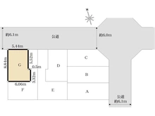 【神奈川県/川崎市高津区東野川】グレイスウッド 武蔵中原 G号棟 区画図