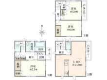 【神奈川県/川崎市川崎区大島】大島5丁目　中古戸建 間取り図