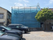 【神奈川県/横浜市鶴見区上末吉】鶴見区上末吉1丁目2期　新築戸建て 建築中の外観