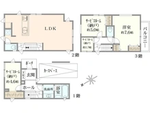 【神奈川県/横浜市鶴見区本町通】クラブアールアーバン鶴見SITE-A 間取り図