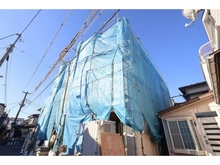 【神奈川県/川崎市幸区矢上】川崎市幸区矢上　新築戸建　3号棟 建築中の外観